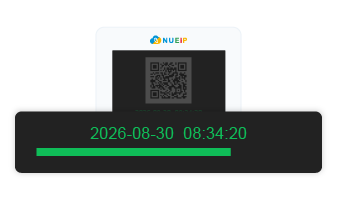 動態 QR Code 打卡機畫面與刷新倒數